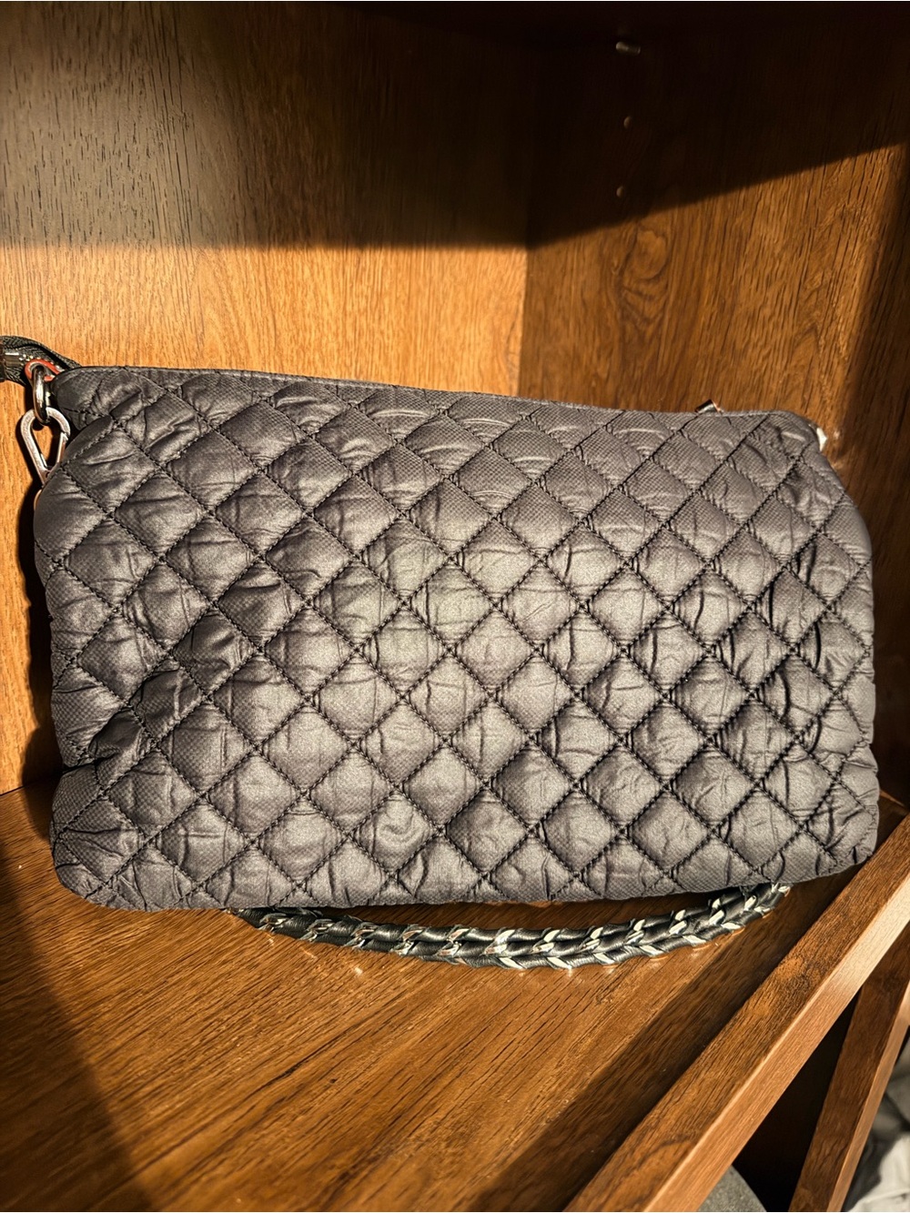 MZ WALLACE Quilted Crossbody Bag in black - Picture 4 of 14
